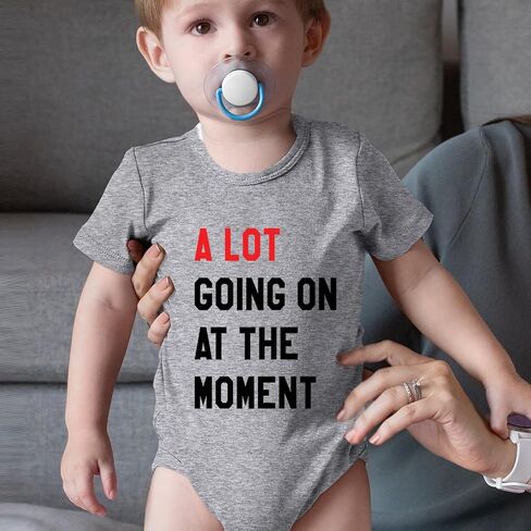 A Lot Going On at The Moment New ERAS Infant One-Piece Bodysuit, Soft Cotton in Saudi Arabia