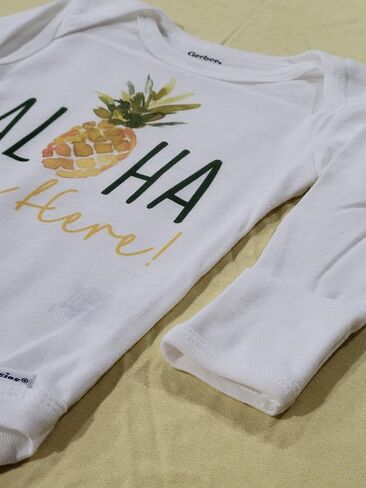Pineapple Aloha - Baby Boy Girl Clothes Infant Bodysuit Funny Cute Newborn 1A in Saudi Arabia