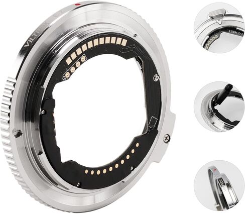 VILTROX E-Z Lens Adapter, Ultra-Thin 4mm Auto Focus Ring Mount Adapter Lens Converter Compatible with E Mount Lens to Nikon Z Mount Mirrorless Cameras Z5 Z50 Z6 Z6II Z7 Z7II Zfc in Kuwait