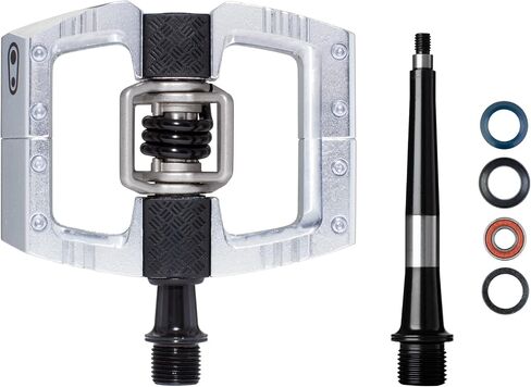 دواسات الدراجة الجبلية Crankbrothers Mallet DH - مجموعة Camo باللون الأخضر الداكن - منصة MTB Enduro المحسنة - زوج نظام مشبك من دواسات الدراجة الجبلية (تشمل المرابط) in Saudi Arabia