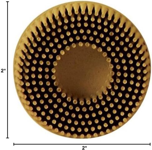 Scotch-Brite 07525 Roloc 2 "× 5/8 قرص Bristle متوسطة الصف مدبب in Saudi Arabia