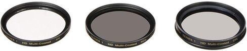 Vivitar 3-Piece Multi-Coated HD Filter Set (49mm UV/CPL/ND8) in Saudi Arabia