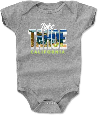 500 LEVEL Lake Tahoe Baby Infant One Piece Bodysuit (3-24 Months) - Lake Tahoe California City Font in Saudi Arabia