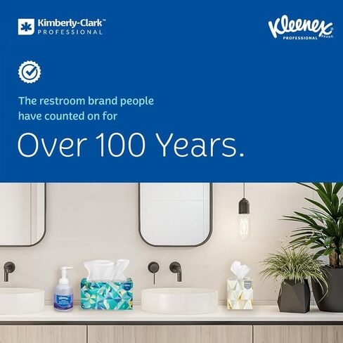 Kleenex® Hard Paper Towels (50606), with Premium Absorbency Pockets™, 1.75" Core, White, (600'/Roll, 6 Rolls/Case, 3,600'/Case) in Saudi Arabia