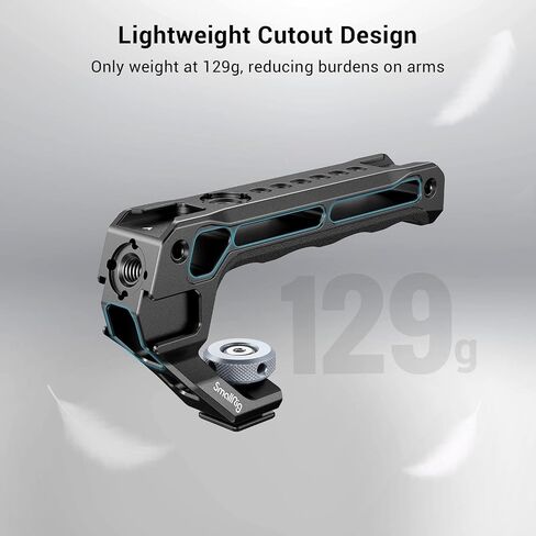Bundle: SmallRig Lightweight Top Handle, Grip for DSLR Camera Cage 3764+SMALLRIG Rotating Top Handle with NATO Clamp 4152 in Saudi Arabia