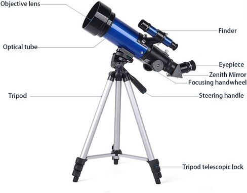 70mm Sky Astronomical Monocular Telescopes for Outside Travel Children Space Astronomic Refractor Beginner’s Space Monoscope Adults Spotting Scope Blue D (I) in Saudi Arabia