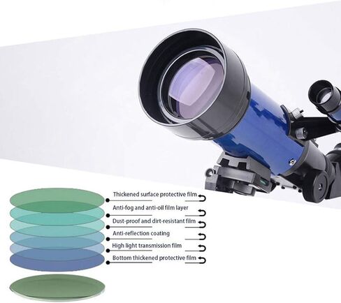 70mm Sky Astronomical Monocular Telescopes for Outside Travel Children Space Astronomic Refractor Beginner’s Space Monoscope Adults Spotting Scope Blue D (I) in Saudi Arabia