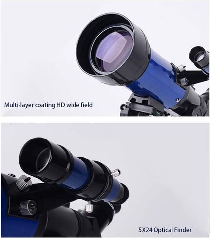 70mm Sky Astronomical Monocular Telescopes for Outside Travel Children Space Astronomic Refractor Beginner’s Space Monoscope Adults Spotting Scope Blue D (I) in Saudi Arabia