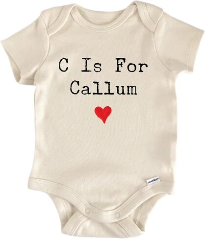 C هو Callum - طفل رضيع فتاة ملابس bodysuit مضحك لطيف in Kuwait