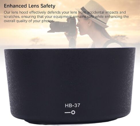 Lens Hood HB 37, ABS Bayonet Mount with Lightweight Design, Compatible with AF S DX 55 200mm f 4 5.6G IF ED VR in Saudi Arabia
