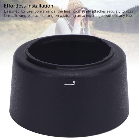Lens Hood HB 37, ABS Bayonet Mount with Lightweight Design, Compatible with AF S DX 55 200mm f 4 5.6G IF ED VR in Saudi Arabia