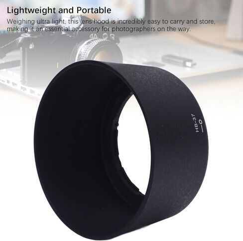 Lens Hood HB 37, ABS Bayonet Mount with Lightweight Design, Compatible with AF S DX 55 200mm f 4 5.6G IF ED VR in Saudi Arabia