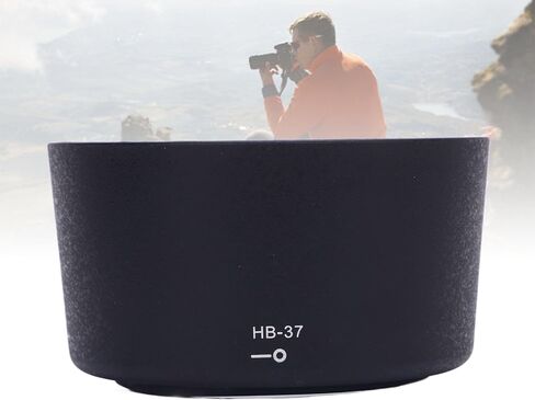 Lens Hood HB 37, ABS Bayonet Mount with Lightweight Design, Compatible with AF S DX 55 200mm f 4 5.6G IF ED VR in Saudi Arabia