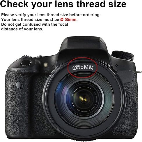 Acuvar MM 0.43x Professional HD Wide Angle Camera Lens with Macro Portion DSLR Cameras – Wide Angle, Macro, Photo, Video Lens (72MM) in Saudi Arabia