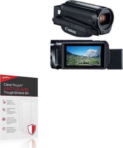 Poxwave Screen Protector متوافق مع Canon Vixia HF-R80-ClearTouch Anti-Glare Toughshield 9H (2-Pack) ، واقي شاشة فيلم مضاد لمادة 9H. in Saudi Arabia