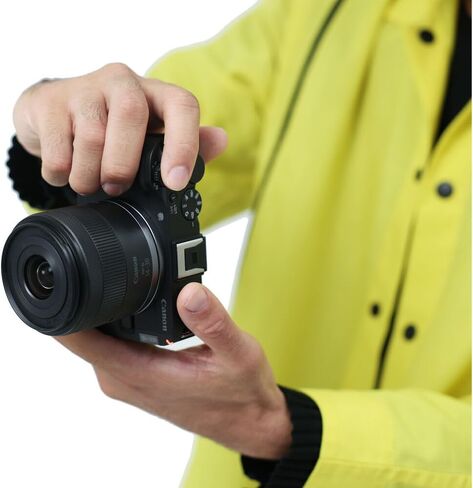 Canon EOS R50 V Mirrorless Camera (6895C002) | 24.2MP APS-C Sensor | 4K60p Video | Dual Pixel AF II | Lightweight for Vlogging + 2 x 64GB Card + 2 x LP-E17 Battery + More (Renewed) in Saudi Arabia