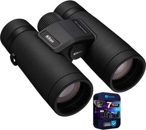 Nikon 16765 Monarch M7 Binoculars, 8x42, ED Lenses, Water/Fog Proof Bundle with 7 YR CPS Enhanced Protection Pack in Saudi Arabia