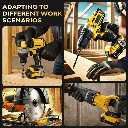 2 -pack 6.0AH 20V MAX LITHIUM -ion بطاريات DEWALT - استبدال DCB201 ، DCB200 ، DCB205 ، DCB206 ، DCB207 DEWALT بطارية - متوافقة مع أدوات البطارية DEWALT 20V MAX MAX in Saudi Arabia