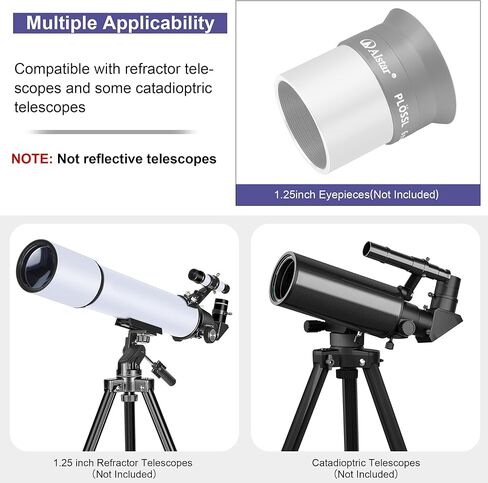 Alstar 1.25 inch Telescope Zoom Eyepiece - Bundle with - 1.25 inch 90-Degree Erecting Prism in Saudi Arabia