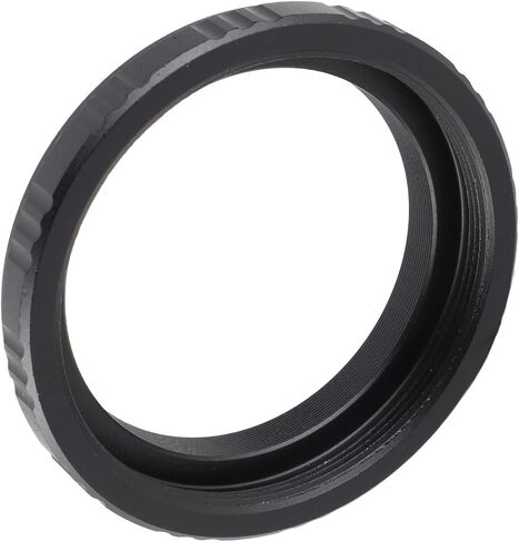 أنثى إلى M48x0.75 ذكور الخيط T Ring محول تلسكوب محول الخيوط التحويل محول الألومنيوم سبيكة الأسود 45 مم قطر ثقب واضح لكاميرا التلسكوب الفلكي in Saudi Arabia