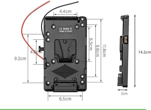 طاقة لوحة بطارية V-Mount لـ Arri Alexa Mini و Mini LF و Alexa 35 و Amira Camera ، 8 دبوس أنثى ، ملفوف in Saudi Arabia