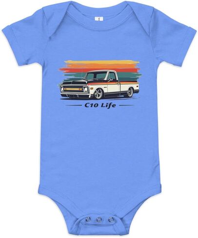 سبعينيات القرن العشرين تشيفي C10 Life Retro Colors الكلاسيكية بيك آب شاحنة صغيرة in Saudi Arabia