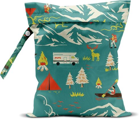 Packable Laundry Bag for Camp Travel Underwear Travel Laundry Bag for Dirty Wet Clothes Sleepaway Camp Essentials Waterproof Wet Dry Bag for Swimsuit and Towels Baby Beach Pool Yoga Gym Clothes in Saudi Arabia