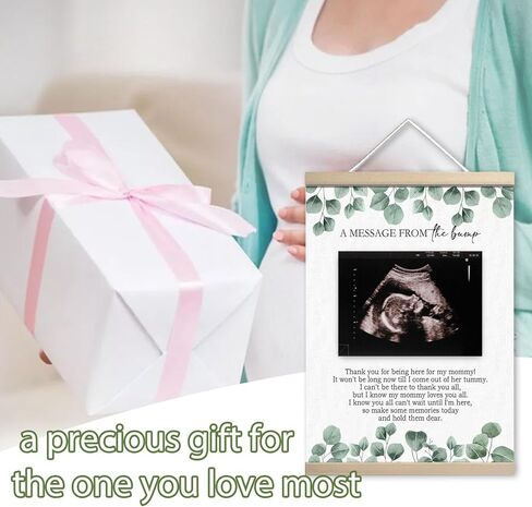 Classic Winnie Baby Shower Decorations, Winnie Pregnancy Milestone Keepsake, Gender Reveal Sonogram Picture Frame & Guest Book Frame in Kuwait