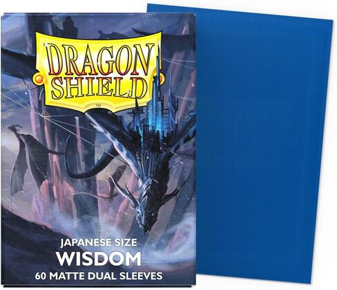 Arcane Tinmen Dragon Shield Sleeves– Matte Japanese: Dual Peach 60CT- Card Sleeves are Smooth & Tough - Compatible with Yugioh & Cardfight Vanguard, Black (AT-15153) in Saudi Arabia