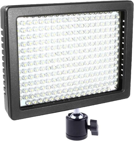 100W Rechargeable LED Video Light Compatible with FUJIFILM FinePix XP130 – 160 LED Panel, Dimmable 5600K–3200K, 900 Lux, Battery & Rapid Charger Included – Lightweight On-Camera Lighting Kit in Saudi Arabia