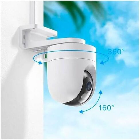 Xiaomi Outdoor Camera CW400 Wi-Fi + Wired RJ45 US SPECS 2.5K Ultra ، 4MP ، الرؤية الليلية ذات اللون الكامل الذكي ، حركة gimbal ثنائية الاتجاه ، IP66 ماء و AI Human Tracking AI in Saudi Arabia