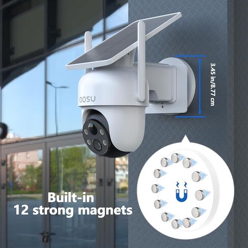 تركيب مغناطيسي لـ AOSU D1 SE/LITE/MAX ، إعادة التثبيت 3MP/4MP/5MP/2K ، ANSQUE (GU01/SA01) ، Sehmua 2K Wireless Outdoor Solar ، TP-Link Tapo Outdoor Pan/Tilt Wi-Fi ، Cinnado B6 Cameras (White White) in Kuwait