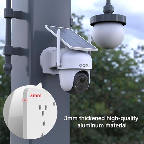 تركيب مغناطيسي لـ AOSU D1 SE/LITE/MAX ، إعادة التثبيت 3MP/4MP/5MP/2K ، ANSQUE (GU01/SA01) ، Sehmua 2K Wireless Outdoor Solar ، TP-Link Tapo Outdoor Pan/Tilt Wi-Fi ، Cinnado B6 Cameras (White White) in Kuwait