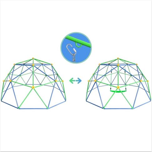 كرسي شبكي لقببة التسلق بطول 10 أقدام و11 قدم، ملحقات قبة متسلقة قوية، سهل التركيب، للأعمار من 4 سنوات فما فوق in Kuwait