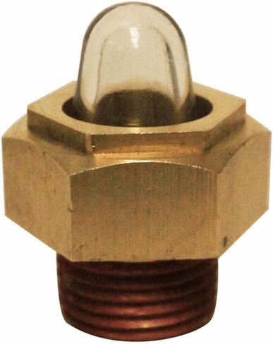 Mytee Products Engine Coolant Level Sight Glass for Coolant level & Cooling System - 1/2 14 NPT Prevents Overheating & Replaces OEM 1677-713-C3, 1677713C3, 3810406, IH1677713C3 in Saudi Arabia