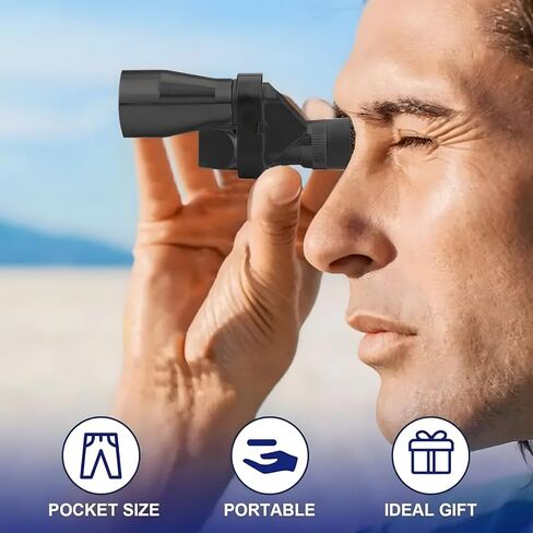 Monocular Compact Mini Telescope, Portable Handheld Mini Monocular for Adults, Tech Gadgets Perfect for Bird Watching, Fishing, Travel and Scenery. 10x20mm in Saudi Arabia