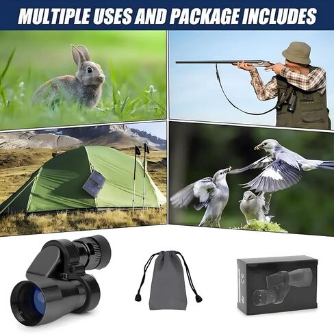 Monocular Compact Mini Telescope, Portable Handheld Mini Monocular for Adults, Tech Gadgets Perfect for Bird Watching, Fishing, Travel and Scenery. 10x20mm in Saudi Arabia