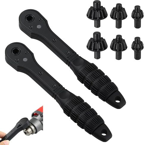 3 في 1 Ratchet Drill Chuck مفتاح مفتاح ، أداة استبدال مفتاح Chuck Universal ، حفر Chuck Ratchet Spanner للتثبيت الكهربائي وأداة الطاقة in Saudi Arabia
