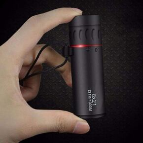 Mini Portable 8x21 Zoom Monocular Telescope with Fully Multi-Coated Optical Glass Lens, Waterproof for Bird Watching in Saudi Arabia