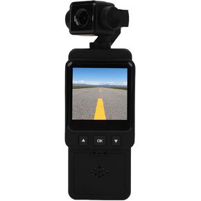 AsixxSix 1080p HD Pocket Camcorder ، 3 كاميرا جسم يمكن ارتداؤها محورًا ، كاميرا عمل كاميرا متهورة باليد للرياضة في الهواء الطلق سجلات TravelVideo (بدون بطاقة ذاكرة) in Kuwait