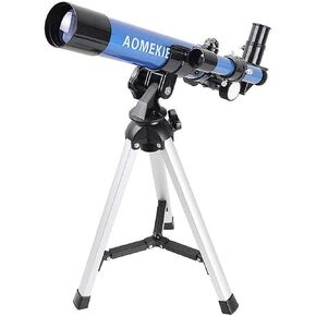 High Power HD Kids Telescope for Adults Astronomy Beginners 40mm Aperture 400mm Focal Length Mount Astronomical Refracting Telescope Fully-Coated Glass Optics Blue in Saudi Arabia