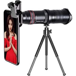 High Power Monocular Telescope for Adults & Kids - Includes Tripod & Smartphone Holder, Ideal for Bird Watching, Camping, Hiking in Kuwait