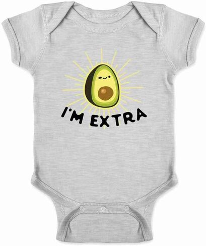 خيوط البوب ​​im extra avocado guacamole لطيف مضحك طفل رضيع طفل فتاة in Saudi Arabia