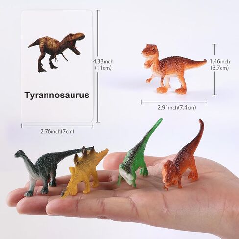 MEROCO Montessori Animal Match - Miniature Farm Animal Toy Figurines with Matching Cards Montessori Language Materials Preschool Learning Toy NEWT033 in Kuwait