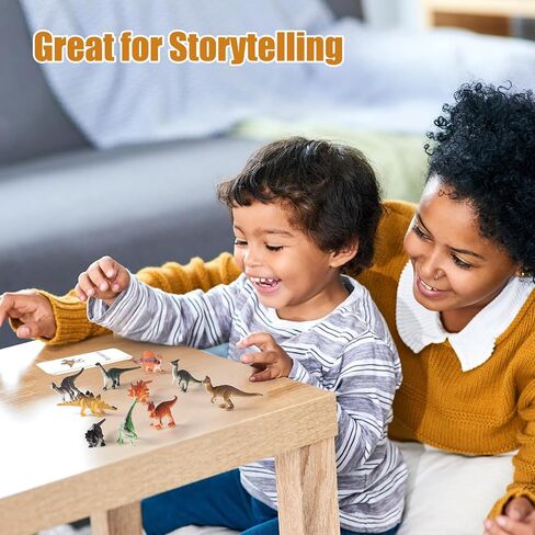 MEROCO Montessori Animal Match - Miniature Farm Animal Toy Figurines with Matching Cards Montessori Language Materials Preschool Learning Toy NEWT033 in Kuwait