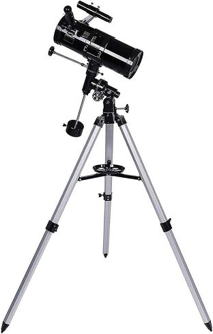 110mm Large Reflector for Beginners Adults Space Astronomical Reflector Telescopes with Height Adjustable Aluminum (Color : Black) in Saudi Arabia
