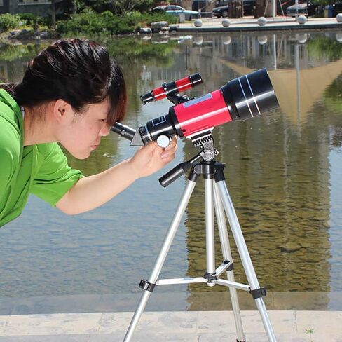 Trail Telescope for Kids Beginners Travel مع Tripod & Finder Scope - شريك جيد لعرض Moon and Planet مثالي للأطفال التعليمية والهدية in Saudi Arabia