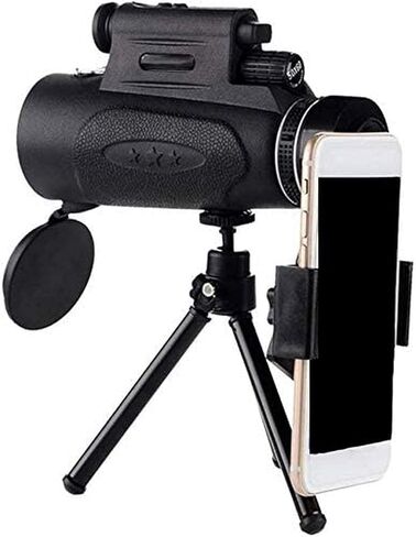 Monocular Telescope 12x42 Monocular Telescope High Power Portable Monocular Compact with NightBAK4 FMC Lens Monocular with Smartphone Adapter and Tripod for Bird Watching Theater Telescopes 2021 in Saudi Arabia