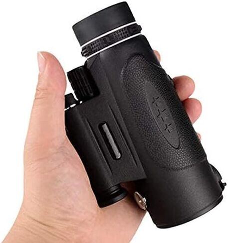Monocular Telescope 12x42 Monocular Telescope High Power Portable Monocular Compact with NightBAK4 FMC Lens Monocular with Smartphone Adapter and Tripod for Bird Watching Theater Telescopes 2021 in Saudi Arabia