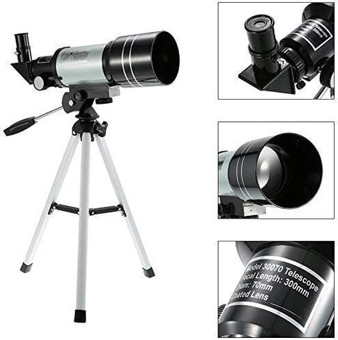 Astronomic Telescope 150X Refraction Monocular Travel Observation Range Telescope with Portable Tripod Adjustable Lever for Adults and Children in Saudi Arabia